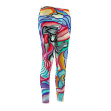 Load image into Gallery viewer, Women's Cut &amp; Sew Casual Leggings (AOP)