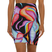 Load image into Gallery viewer, Women's Mid-Waist Pencil Skirt (AOP)