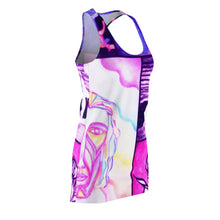 Load image into Gallery viewer, Artistic Racerback Dress for Women - Colorful Summer Fashion