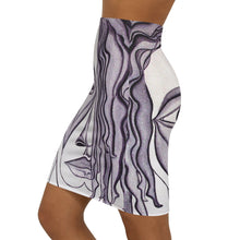 Load image into Gallery viewer, Women's Mid-Waist Pencil Skirt (AOP)