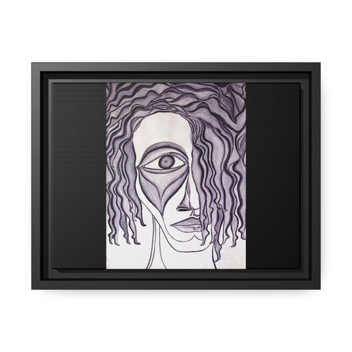 Matte Canvas, Black Frame
