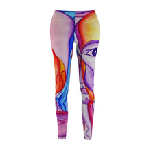 Load image into Gallery viewer, Women's Cut &amp; Sew Casual Leggings (AOP)