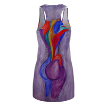 Load image into Gallery viewer, Women's Cut &amp; Sew Racerback Dress (AOP)