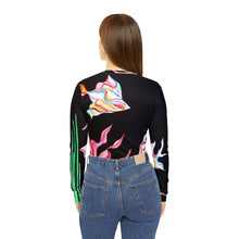 Load image into Gallery viewer, Women's Long Sleeve V-neck Shirt (AOP)