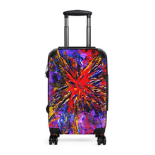 Load image into Gallery viewer, Vibrant Abstract Art Suitcase - Colorful Travel Luggage for Adventurers