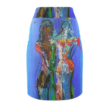 Load image into Gallery viewer, Women's Pencil Skirt (AOP)