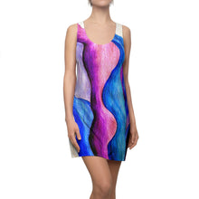 Load image into Gallery viewer, Women's Cut &amp; Sew Racerback Dress (AOP)