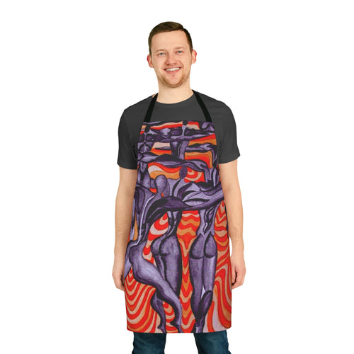 Apron, 5-Color Straps (AOP)