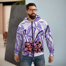 Load image into Gallery viewer, Unisex Zip Hoodie (AOP)