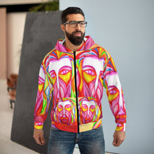 Load image into Gallery viewer, Unisex Zip Hoodie (AOP)