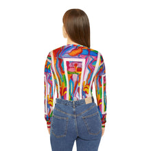 Load image into Gallery viewer, Women's Long Sleeve V-neck Shirt (AOP)