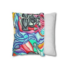 Load image into Gallery viewer, Spun Polyester Square Pillowcase