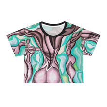Load image into Gallery viewer, Crop Tee (AOP)