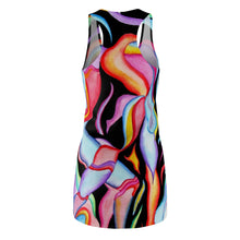 Load image into Gallery viewer, Women's Cut &amp; Sew Racerback Dress (AOP)