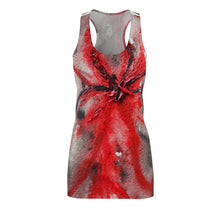 Load image into Gallery viewer, Stylish Spider Web Design Racerback Dress for Women - Perfect for Summer Gatherings &amp; Festivals