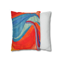 Load image into Gallery viewer, Spun Polyester Square Pillow Case