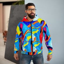 Load image into Gallery viewer, Unisex Zip Hoodie (AOP)