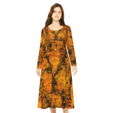 Load image into Gallery viewer, Women's Long Sleeve Dance Dress (AOP)