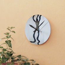 Load image into Gallery viewer, Artistic Acrylic Wall Clock | Abstract Design for Home Décor