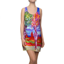 Load image into Gallery viewer, Women's Cut &amp; Sew Racerback Dress (AOP)