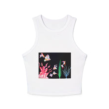 Load image into Gallery viewer, Whimsical Coral Reef Tank Top - Women's Micro Rib Racer Tank, Summer Top, Ocean Vibes, Beachwear, Gift for Her, Vacation Essentials