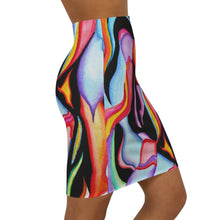 Load image into Gallery viewer, Women's Mid-Waist Pencil Skirt (AOP)