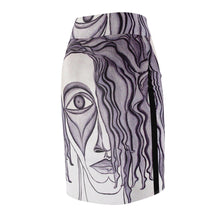 Load image into Gallery viewer, Women's Pencil Skirt (AOP)
