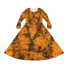Load image into Gallery viewer, Women's Long Sleeve Dance Dress (AOP)