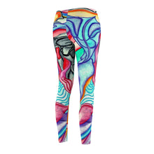 Load image into Gallery viewer, Women's Cut &amp; Sew Casual Leggings (AOP)