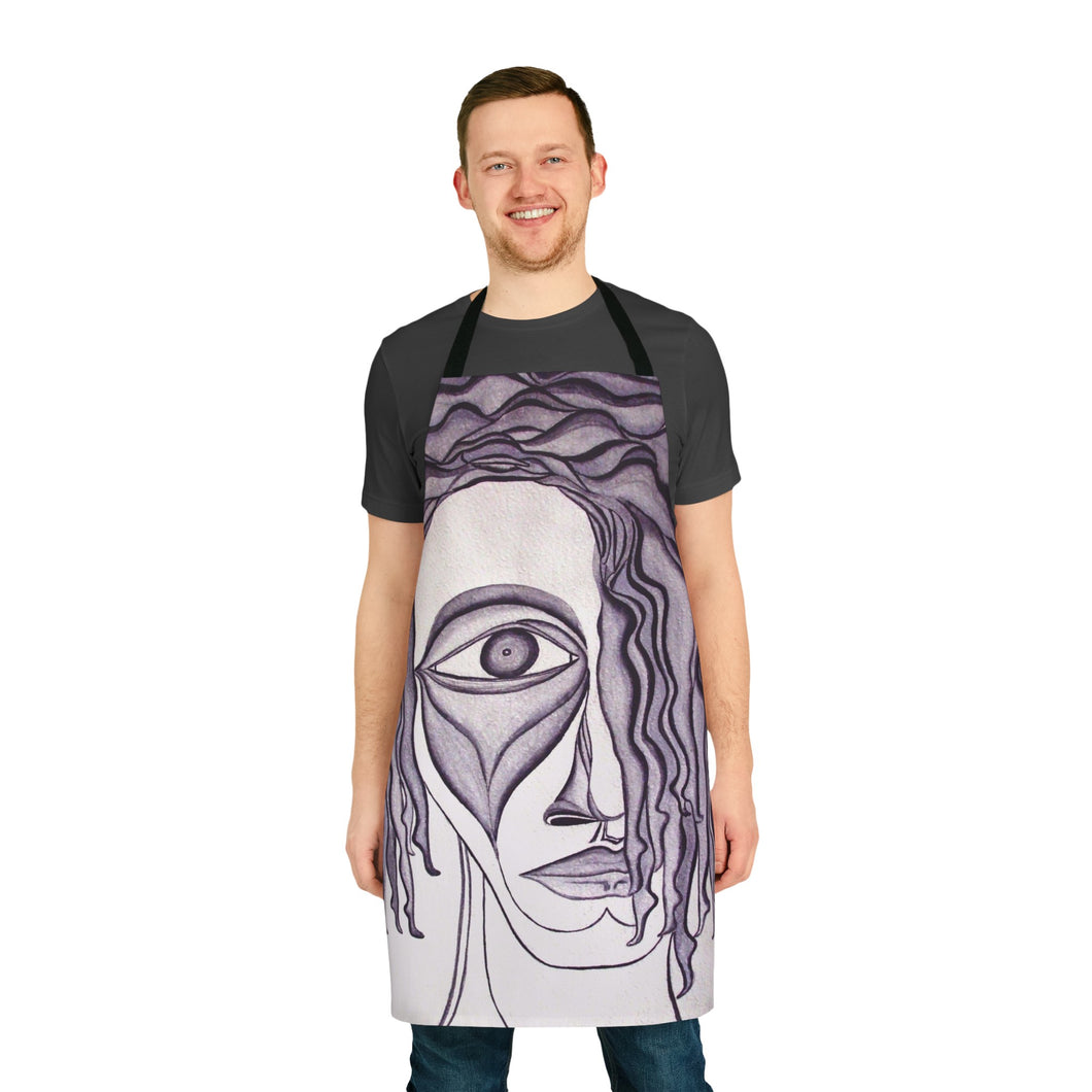 Apron, 5-Color Straps (AOP)