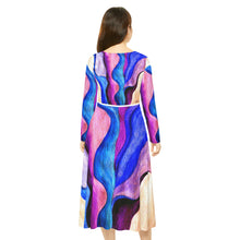 Load image into Gallery viewer, Women's Long Sleeve Dance Dress (AOP)