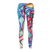 Load image into Gallery viewer, Women's Cut &amp; Sew Casual Leggings (AOP)