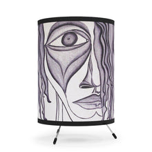 Load image into Gallery viewer, Tripod Lamp with High-Res Printed Shade, US\CA plug