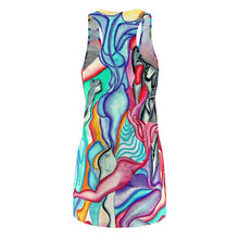 Load image into Gallery viewer, Women's Cut &amp; Sew Racerback Dress (AOP)