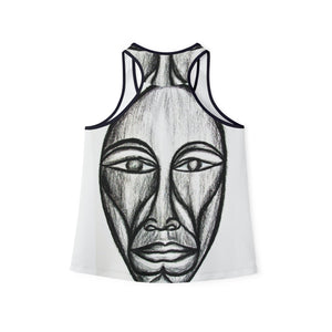 Artistic Women's Tank Top - Bold Graphic Design