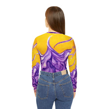Load image into Gallery viewer, Women's Long Sleeve V-neck Shirt (AOP)