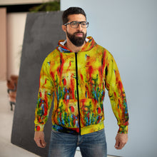 Load image into Gallery viewer, Unisex Zip Hoodie (AOP)