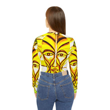 Load image into Gallery viewer, Women's Long Sleeve V-neck Shirt (AOP)