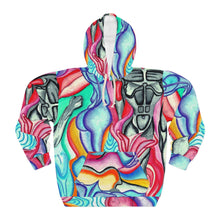 Load image into Gallery viewer, Artistic Unisex Pullover Hoodie - Vibrant Abstract Design for Creative Souls