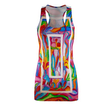 Load image into Gallery viewer, Women's Cut &amp; Sew Racerback Dress (AOP)