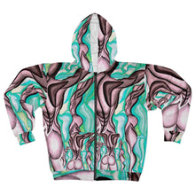 Load image into Gallery viewer, Unisex Zip Hoodie (AOP)