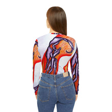 Load image into Gallery viewer, Women's Long Sleeve V-neck Shirt (AOP)