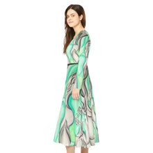 Load image into Gallery viewer, Women's Long Sleeve Dance Dress (AOP)