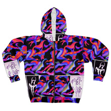 Load image into Gallery viewer, Unisex Zip Hoodie (AOP)