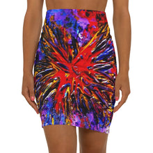 Load image into Gallery viewer, Women's Mid-Waist Pencil Skirt (AOP)