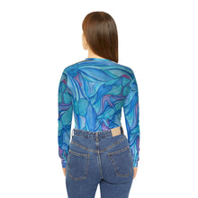 Load image into Gallery viewer, Women's Long Sleeve V-neck Shirt (AOP)