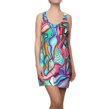 Load image into Gallery viewer, Women's Cut &amp; Sew Racerback Dress (AOP)