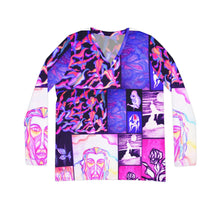 Load image into Gallery viewer, Women's Long Sleeve V-neck Shirt (AOP)