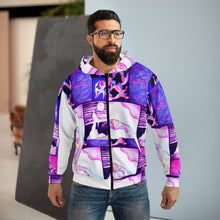Load image into Gallery viewer, Unisex Zip Hoodie (AOP)
