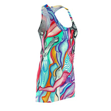 Load image into Gallery viewer, Women's Cut &amp; Sew Racerback Dress (AOP)